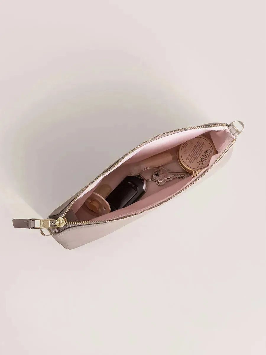 3-piece Pouch Set Taupe - Image 3