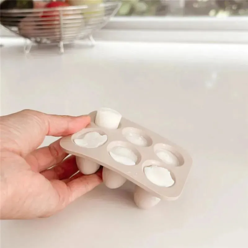 Ali+Oli - Breastmilk Freezer Trays BPA-Free Food-Grade Silicone, 2 Pack, Taupe - Image 2
