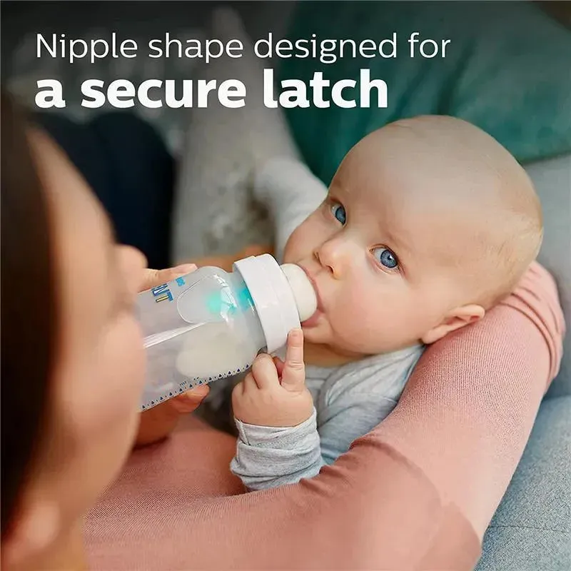 Avent - 2Pk Anti-Colic Baby Bottle With Airfree Vent, 4Oz, Clear - Image 5