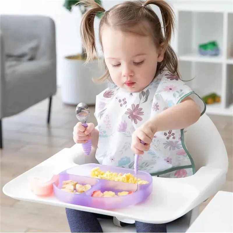 Bumkins Silicone Grip Dish - Purple Jelly - Image 4
