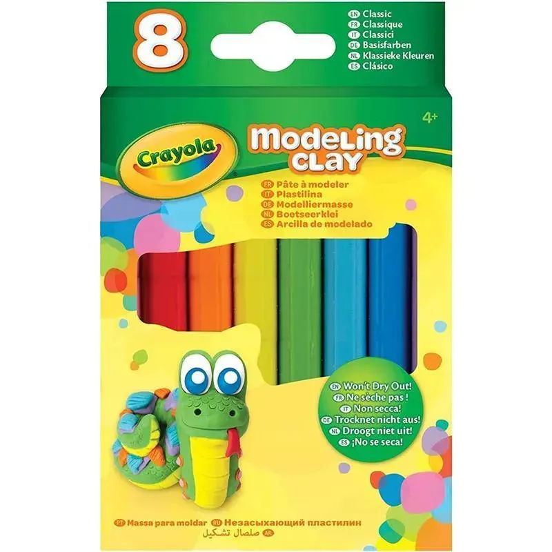 Crayola - 8 Ct Modeling Clay, Basic Assortment