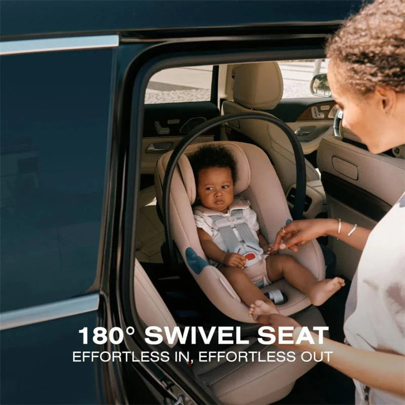 Cybex - Aton G2 Swivel Infant Car Seat With Load Leg Base, Moon Black - Image 3