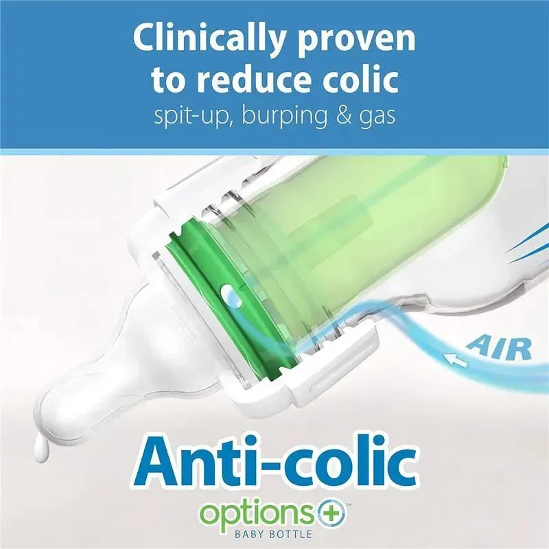 Dr. Brown's - Options+ Glass Narrow Anti-Colic Baby Bottle Gift Set - Image 4