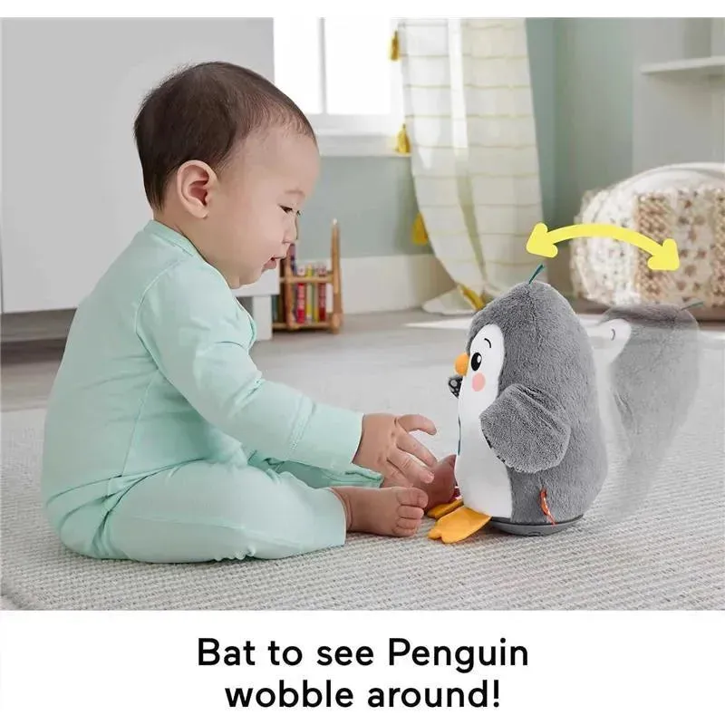 Fisher Price - Plush Baby Toy Flap & Wobble Penguin - Image 4