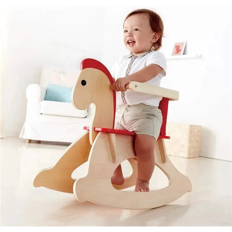 Hape - Rock and Ride Kid's Wooden Rocking Horse - Image 2