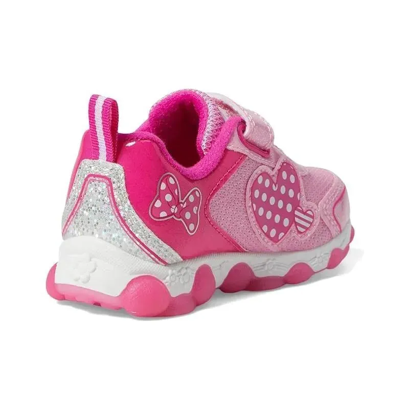 Josmo - Baby Girl's Minnie Mouse Lighted Sneakers, Pink - Image 3