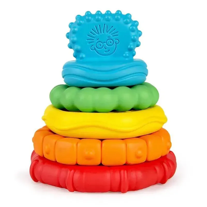 Kids II - Stack & Teethe Multi-Textured Teether Toy