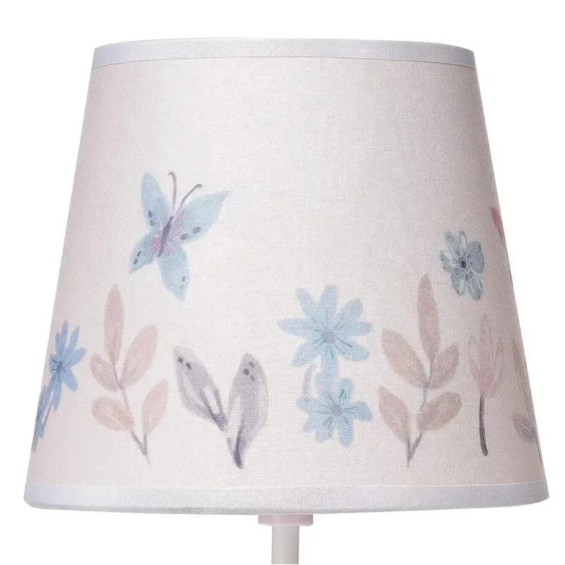 Lambs & Ivy - Baby Blooms Pink Butterfly Nursery Lamp with Floral Shade & Bulb - Image 5