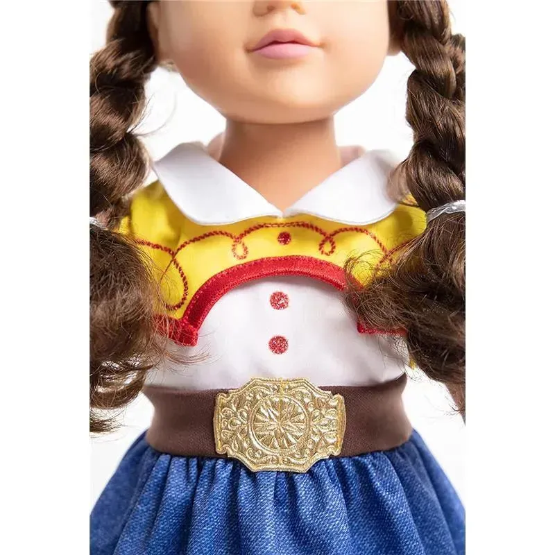 Little Adventures - Doll Dress Cowgirl With Hat - Image 2