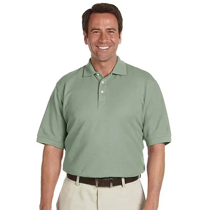Men's Short Sleeve Polo Shirt - Green (Adult)