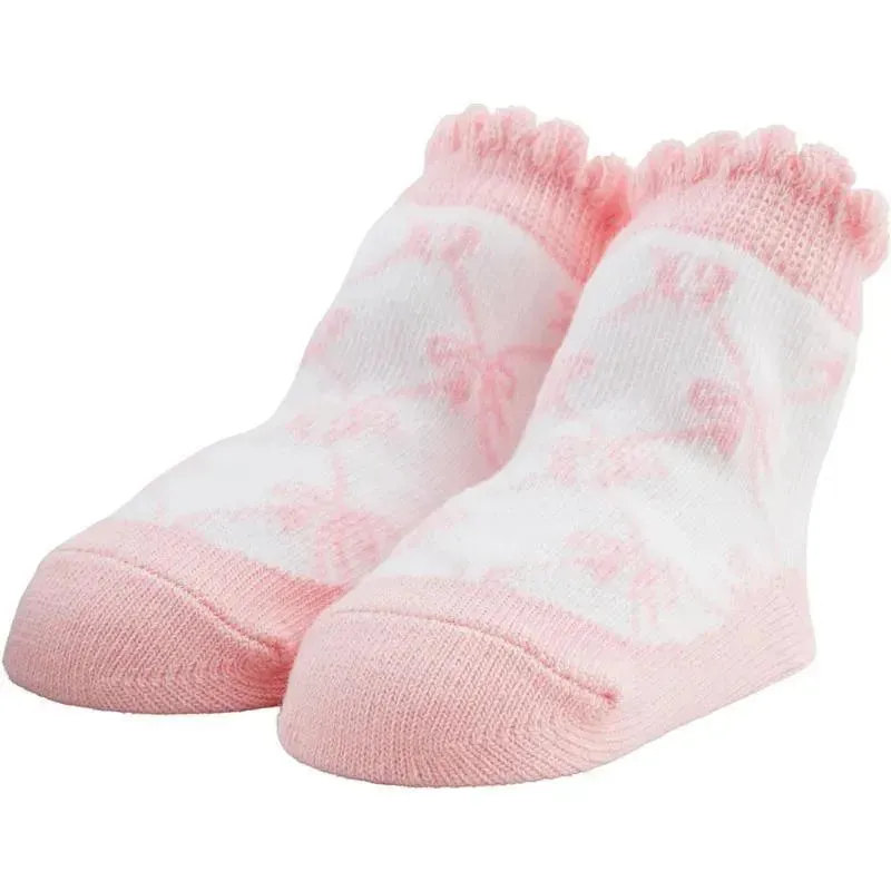 Mud Pie - Gingham Rattle Toe Sock Set - Image 2