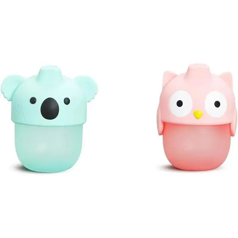 Munchkin - Soft-Touch Spill Proof Baby and Toddler Sippy Cups, 8 Ounce Whoo Owl - Image 3