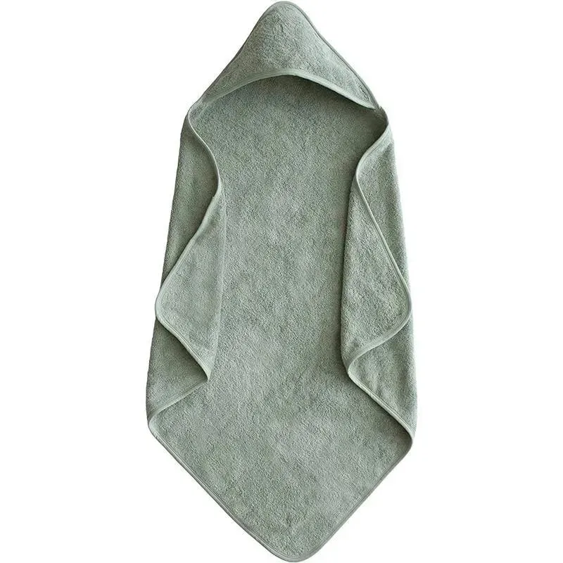 Mushie Hooded Towel - Moss