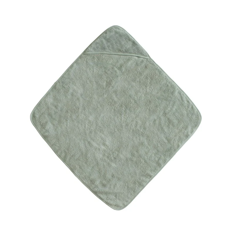 Mushie Hooded Towel - Moss - Image 2