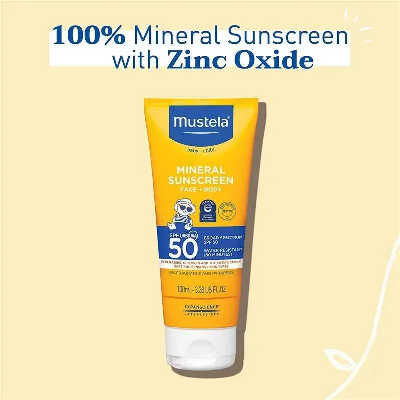 Mustela - Baby Mineral Sunscreen Lotion Face & Body SPF 50 - Image 3