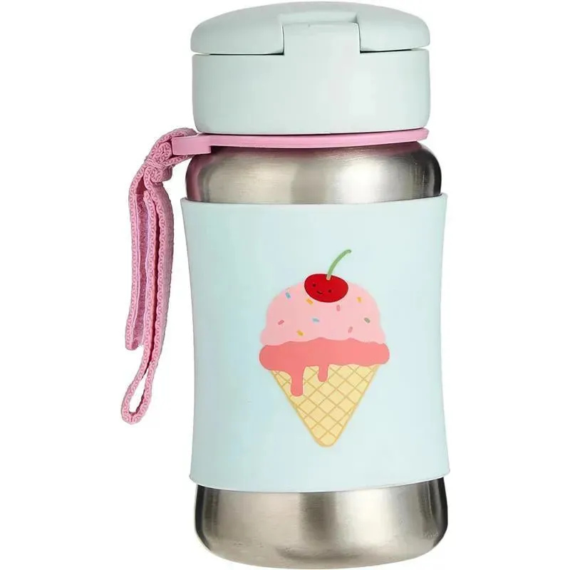 Skip Hop - Sparks Stainless Steel with Straw, Ice Cream - Image 4
