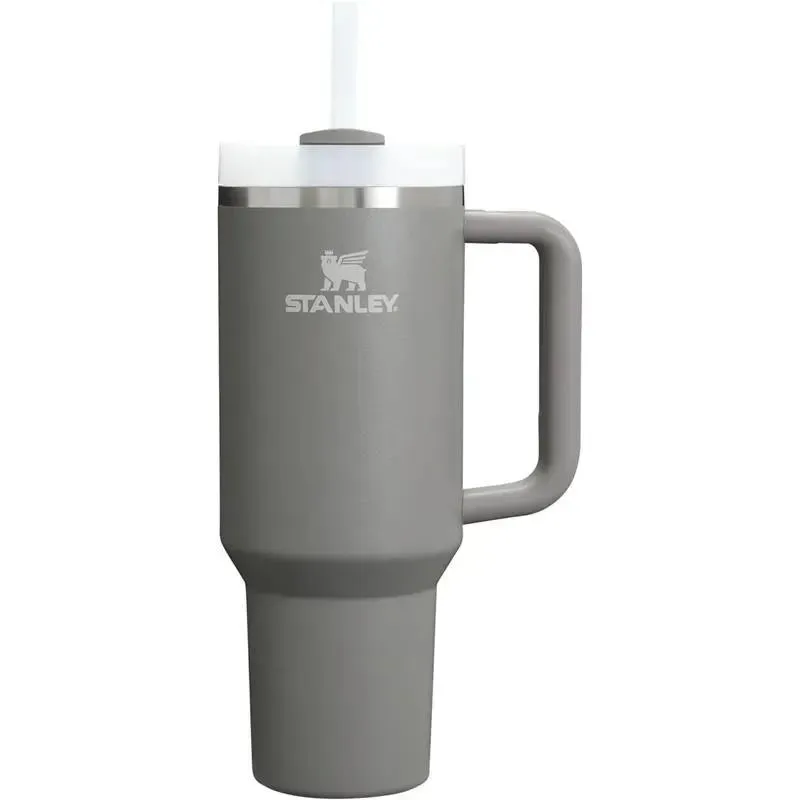Stanley - 40Oz Quencher H2.0 FlowState Stainless Steel Vacuum Insulated Tumbler, Stone