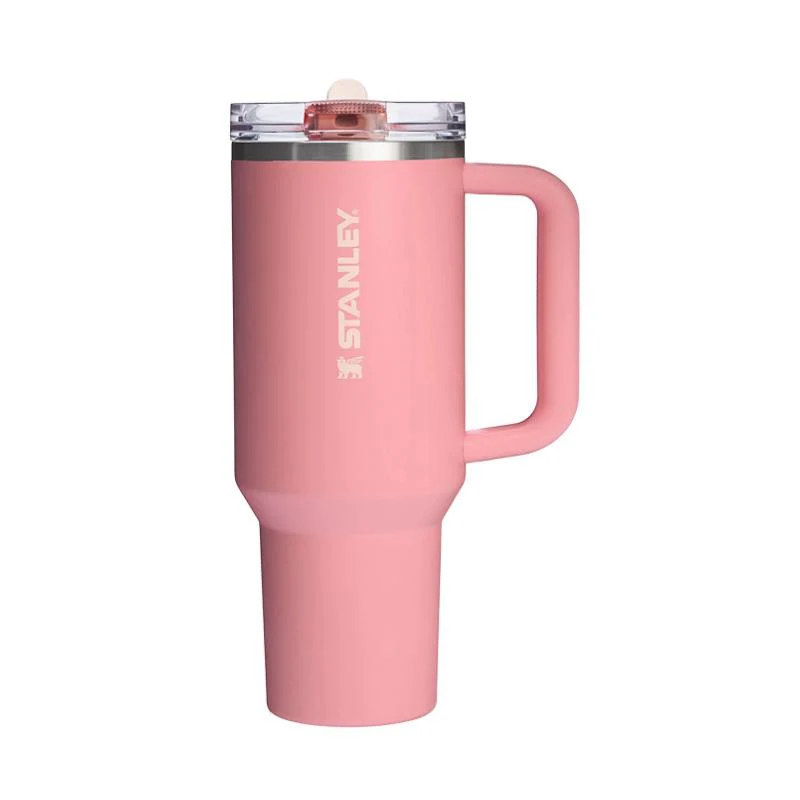 Stanley - Quencher 40 Oz ProTour Flip Straw Summer Edit Insulated Tumbler, Pink Mesa