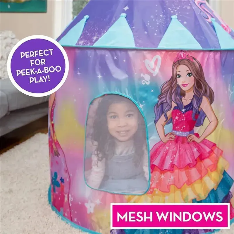 Sunny Days - Barbie Pop Up Castle Dreamtopia Pink Princess Play Tent - Image 3