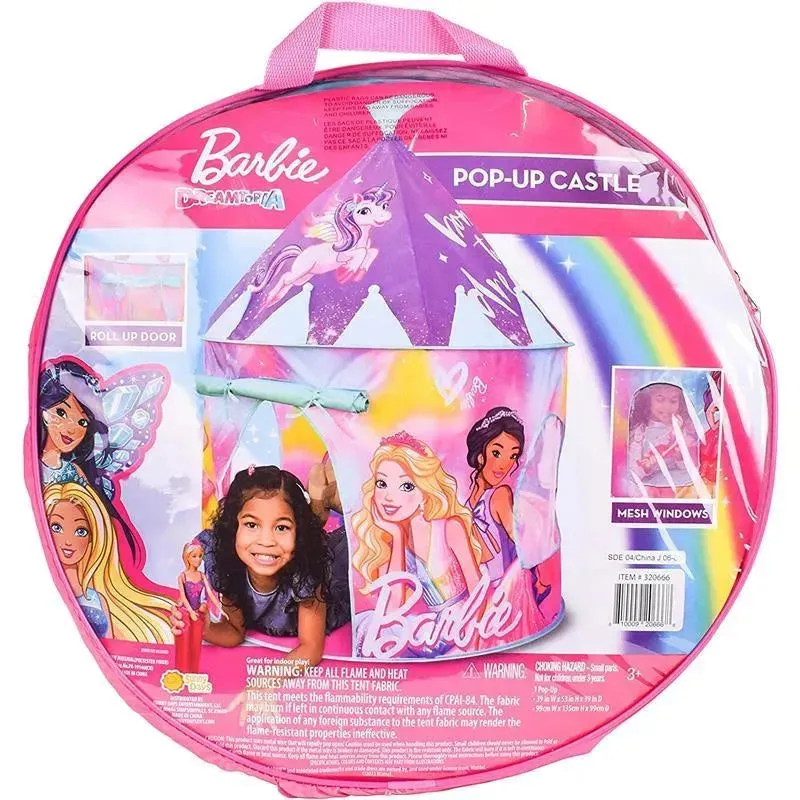 Sunny Days - Barbie Pop Up Castle Dreamtopia Pink Princess Play Tent - Image 6