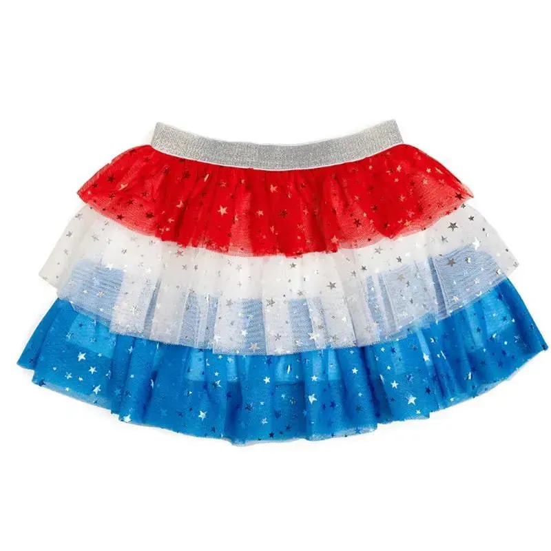 Sweet Wink - Patriotic Petal Tutu Kids 4Th Of July
