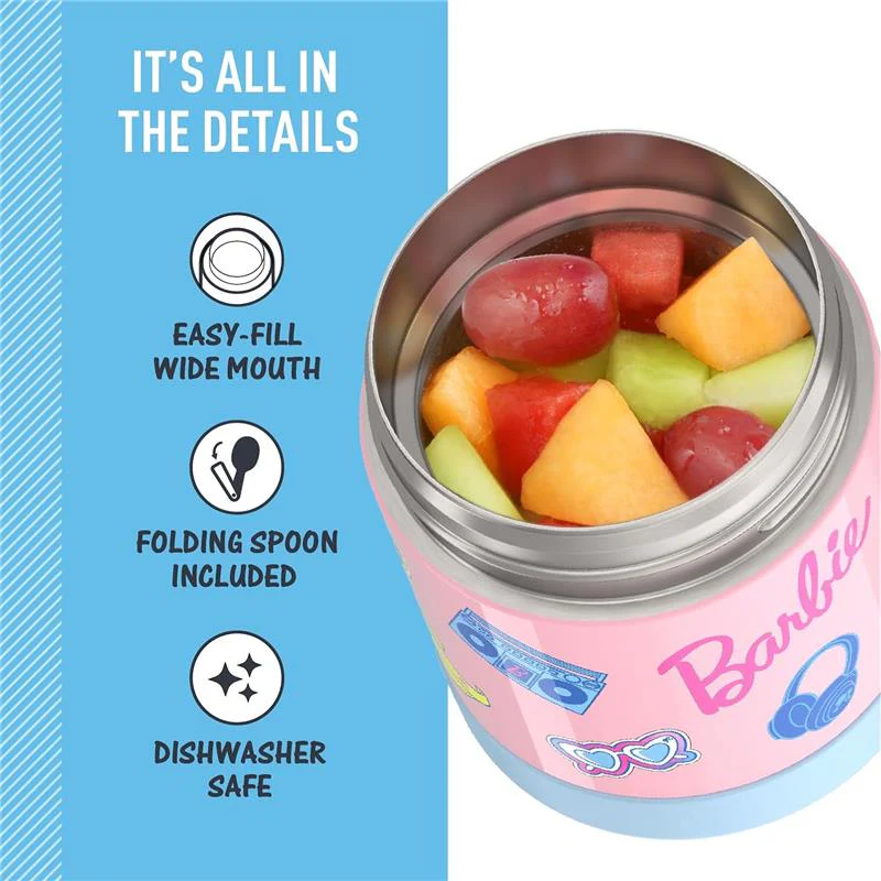 Thermos FUNtainer Stainless Steel Food Jar 10 oz - Barbie - Image 4
